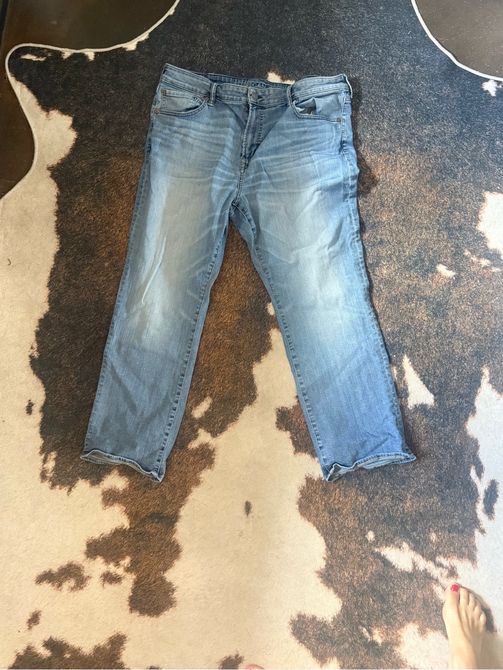 American Eagle Outfitters Light Blue Relaxed Jeans 40x30